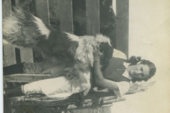 Margrette_Foutz_and_Dog